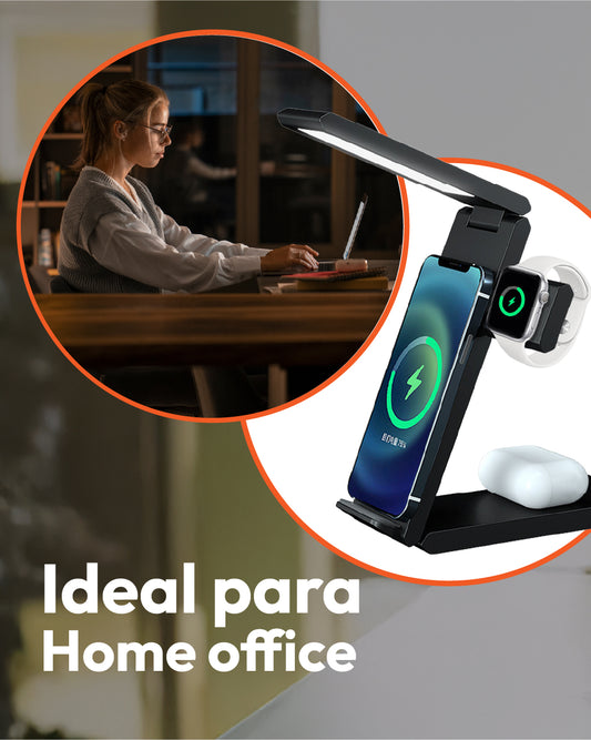 Cargador de dispositivos 4 en 1 para IPhone y Android